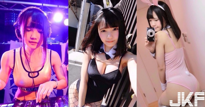 童顏女DJ「乳量滿滿」富有彈性！化身兔女郎&#8230;「渾圓蜜桃臀」好想咬一口！